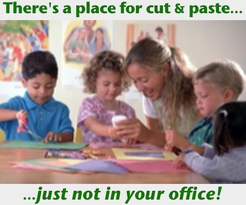 cut and paste cut and paste