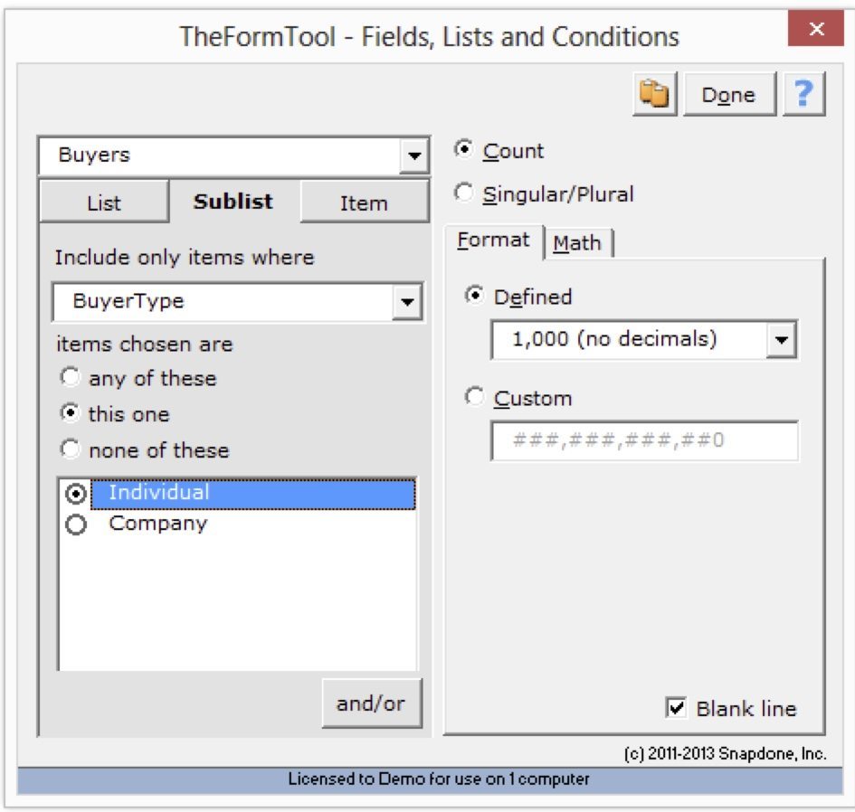 Field WIndow in Cinch