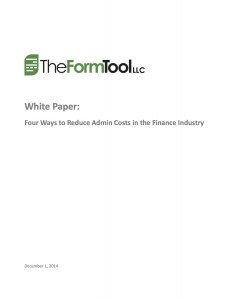 Four Ways to Save Admin in Finance