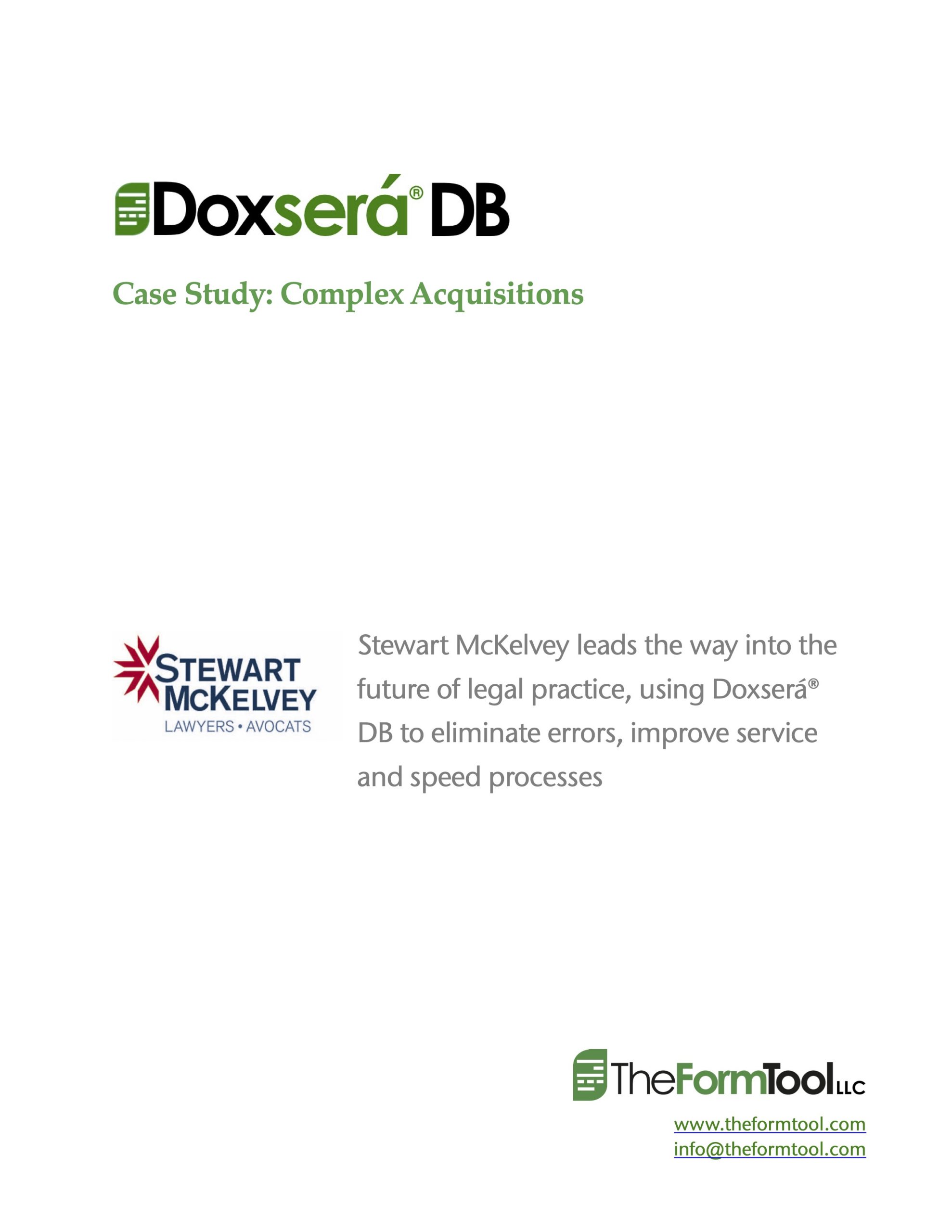 Case Study: Complex Acquisitions