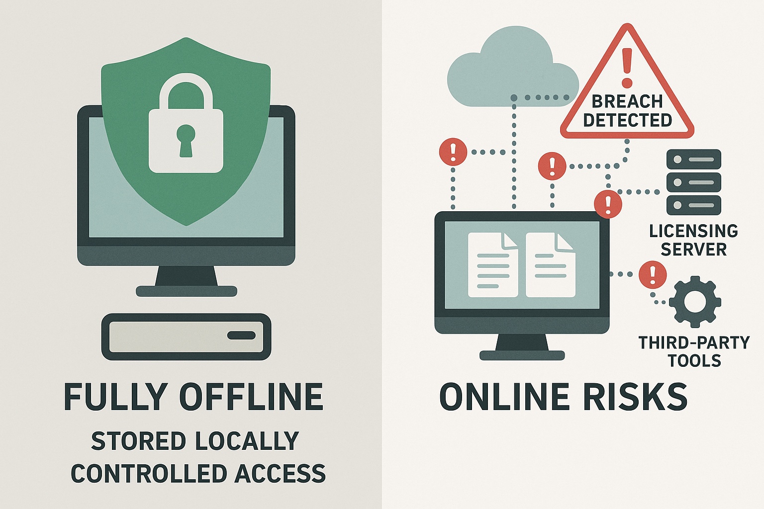 Online Risks vs. Offline Security