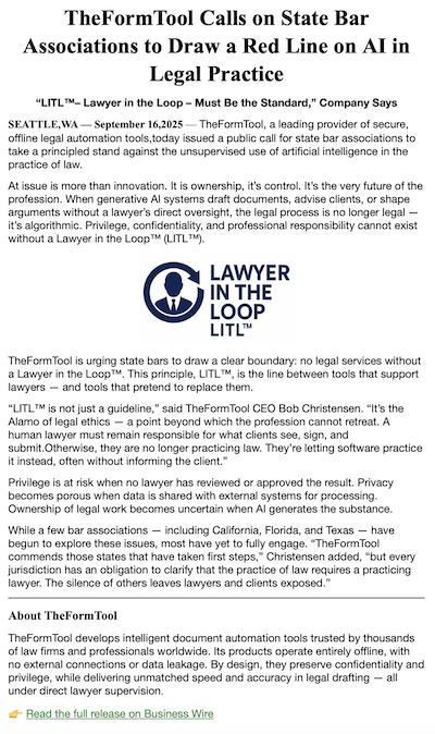 LITL Press Release